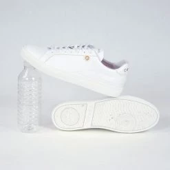 Corail Marseille 21 Recycled Vegan Trainers | Polar White