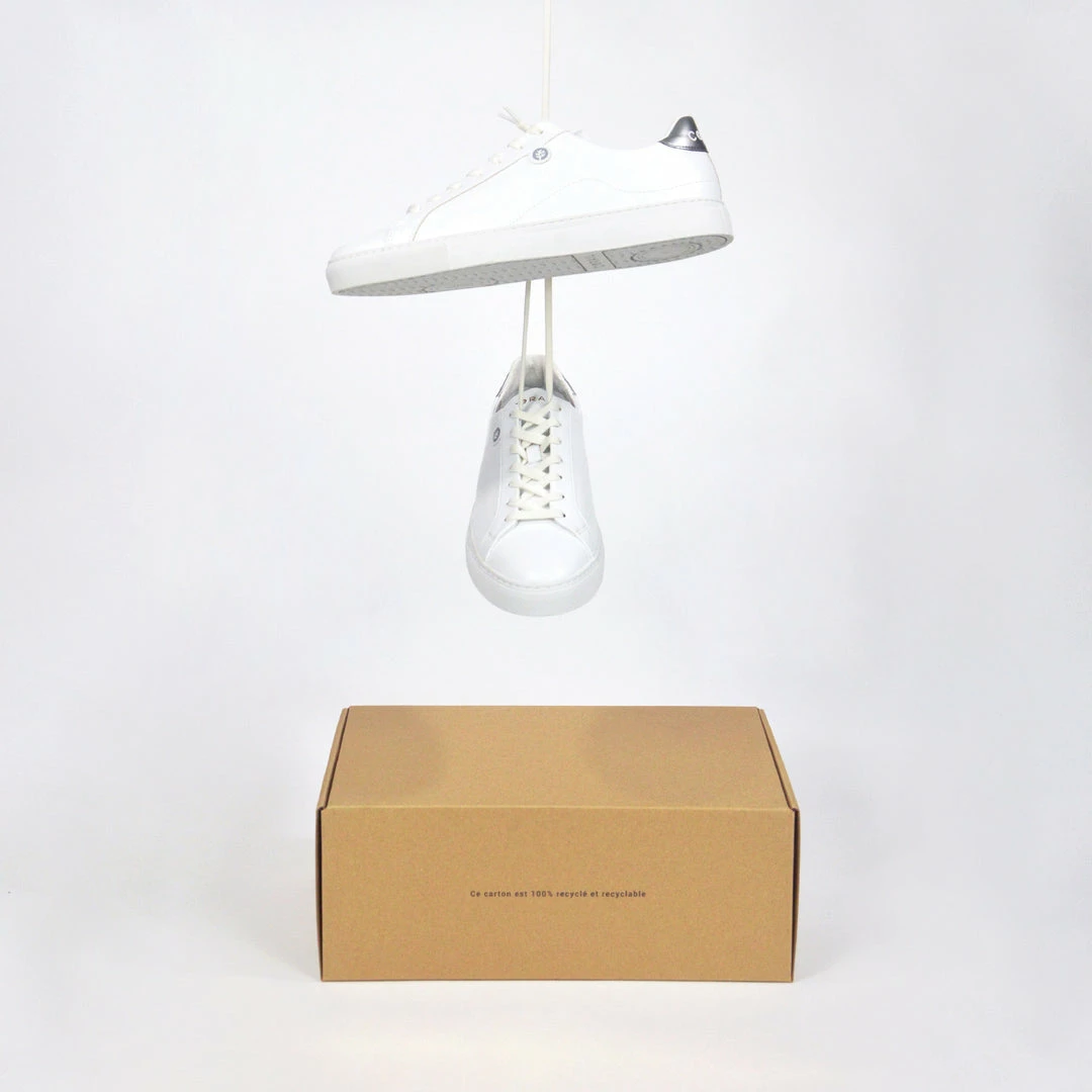 Corail Marseille 21 Recycled Vegan Trainers | Silver 6 Corail Marseille 21 Recycled Vegan Trainers | Silver