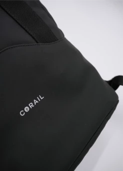 Corail Marseille City Recycled Vegan Backpack | Black