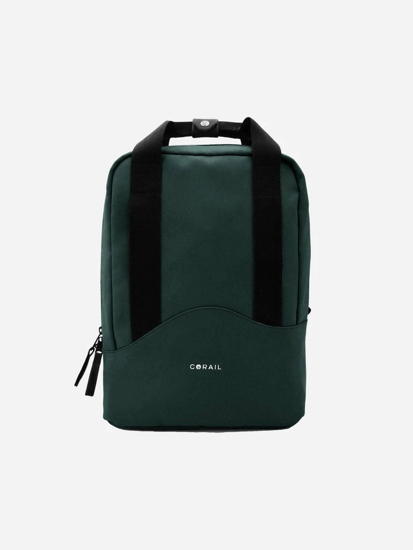 Corail Marseille City Recycled Vegan Backpack | Green 3 Corail Marseille City Recycled Vegan Backpack | Green