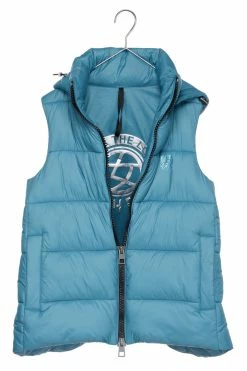 CULTHREAD Clothing Arundel Hooded Vegan Vest | Sky Blue 13 CULTHREAD Clothing Arundel Hooded Vegan Vest | Sky Blue