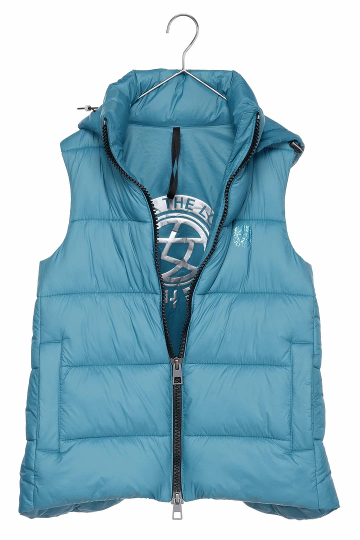 CULTHREAD Clothing Arundel Hooded Vegan Vest | Sky Blue 7 CULTHREAD Clothing Arundel Hooded Vegan Vest | Sky Blue