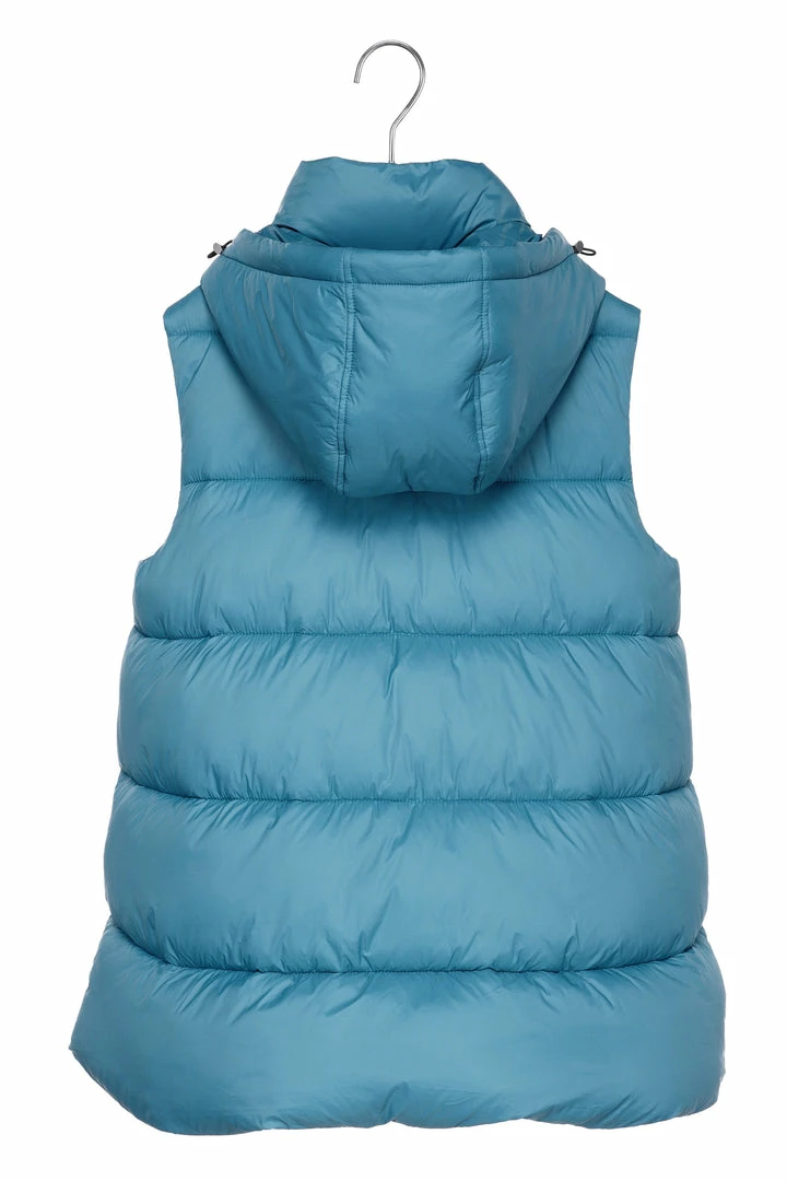 CULTHREAD Clothing Arundel Hooded Vegan Vest | Sky Blue 9 CULTHREAD Clothing Arundel Hooded Vegan Vest | Sky Blue