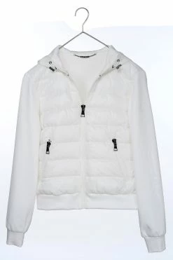 CULTHREAD Bassett Hooded Vegan Sweatshirt-Jacket | White Clothing