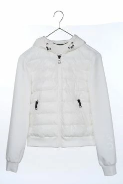 CULTHREAD Bassett Hooded Vegan Sweatshirt-Jacket | White Clothing