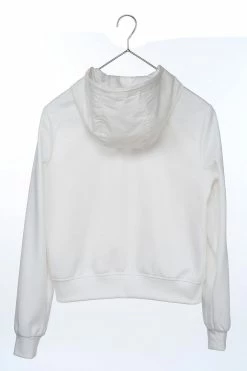 CULTHREAD Bassett Hooded Vegan Sweatshirt-Jacket | White Clothing