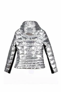 CULTHREAD Faraday Recycled Vegan Puffer Jacket | Sterling Silver