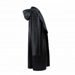 CULTHREAD Ladbroke Recycled Vegan Leather Reversible Duster Coat | Black Clothing 15 CULTHREAD Ladbroke Recycled Vegan Leather Reversible Duster Coat | Black Clothing