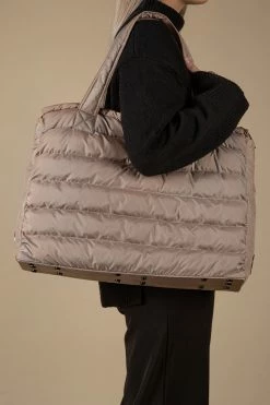 CULTHREAD Bags Blenheim Faux Fur Vegan Puffer Bag | Beige