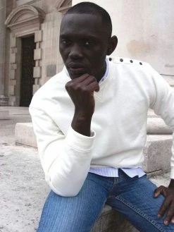 Cut & Pin Organic Cotton Popper Shoulder Sweatshirt | Cream