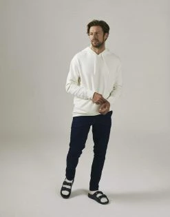 Cut & Pin Clothing Organic Cotton Hoodie | Cream