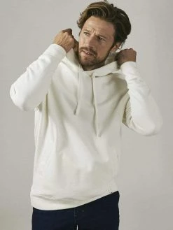 Cut & Pin Clothing Organic Cotton Hoodie | Cream