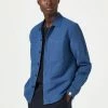 Cut & Pin Organic Cotton & Linen Relaxed Overshirt | Deep Blue Clothing 1 Cut & Pin Organic Cotton & Linen Relaxed Overshirt | Deep Blue Clothing