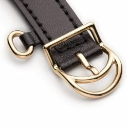 Cyssan Accessories CYS2 Watch With White, Gold & Champagne Dial | Black Vegan Leather Strap