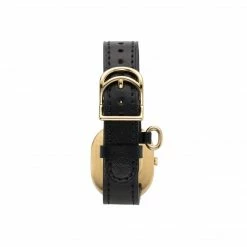 Cyssan Accessories CYS2 Watch With White, Gold & Champagne Dial | Black Vegan Leather Strap