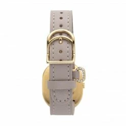 Cyssan Accessories CYS5 Watch With White, Gold & Champagne Dial | Sand Vegan Leather Strap