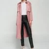 Dauntless Clothing Mila Vegan Trench Coat | Light Pink