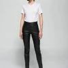 Dauntless Clothing Milly Vegan Leather Skinny Trousers | Black 1 Dauntless Clothing Milly Vegan Leather Skinny Trousers | Black