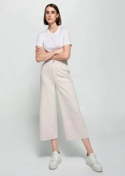 Dauntless Sienna Vegan Suede Culottes | Light Beige Clothing 7 Dauntless Sienna Vegan Suede Culottes | Light Beige Clothing