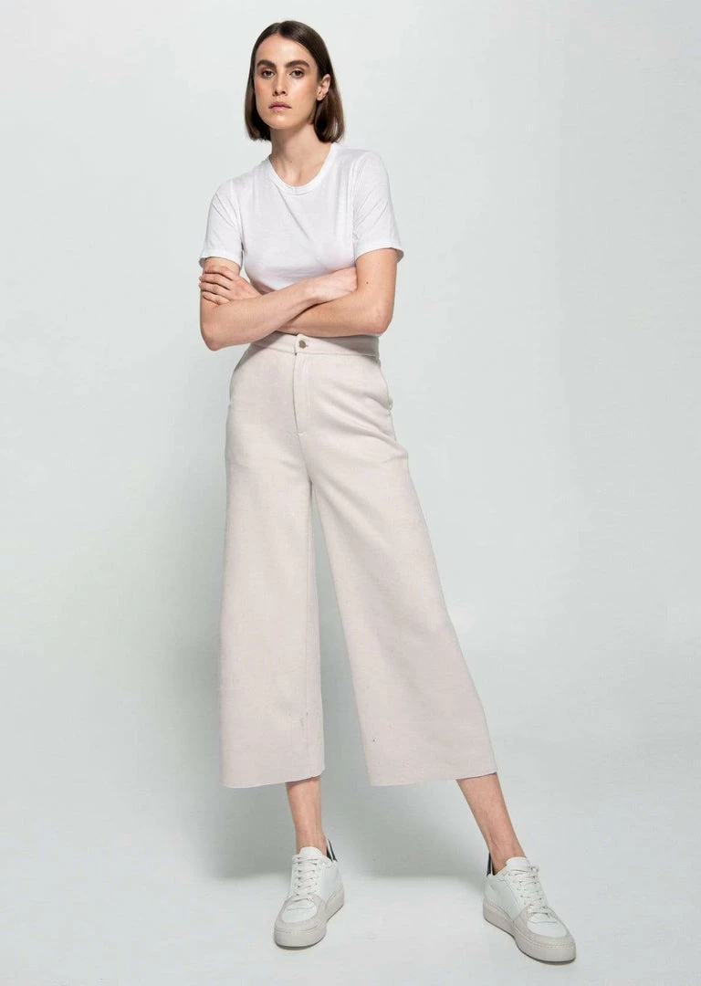 Dauntless Sienna Vegan Suede Culottes | Light Beige Clothing 5 Dauntless Sienna Vegan Suede Culottes | Light Beige Clothing