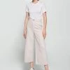 Dauntless Sienna Vegan Suede Culottes | Light Beige Clothing