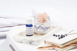 Elan Skincare Just Sleep Pure Essential Oil & Himalayan Salt Crystals Gift Set | Aromatherapy Blend
