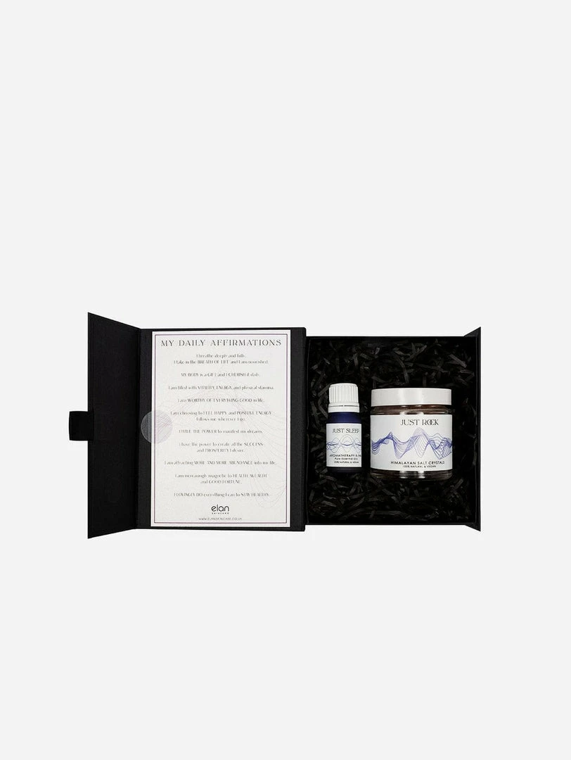 Elan Skincare Just Sleep Pure Essential Oil & Himalayan Salt Crystals Gift Set | Aromatherapy Blend 3 Elan Skincare Just Sleep Pure Essential Oil & Himalayan Salt Crystals Gift Set | Aromatherapy Blend