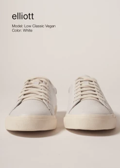 Elliott Classic Vegan Leather Trainer | White