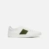 Elliott Shoes Climate Positive Recycled Canvas Trainer | White/Green 1 Elliott Shoes Climate Positive Recycled Canvas Trainer | White/Green