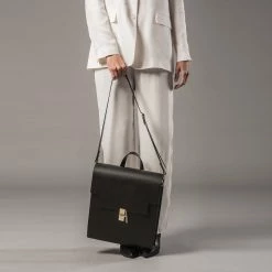 FRIDA ROME Bags The WEEK/DAY Cactus Leather Vegan Tailored Tote | Black 14 FRIDA ROME Bags The WEEK/DAY Cactus Leather Vegan Tailored Tote | Black