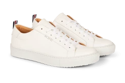 Gentleberg Dirk Vegan Leather Trainer | White