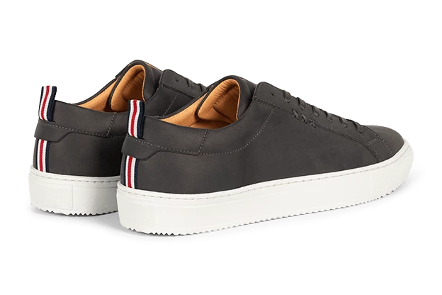 Gentleberg Wouter Vegan Nubuck Leather Trainer | Grey 7 Gentleberg Wouter Vegan Nubuck Leather Trainer | Grey
