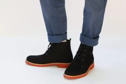 Good Guys Don't Wear Leather AYITA 2.0 Vegan Suede Desert Boot | Black