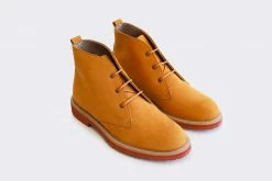 Good Guys Don't Wear Leather AYITA 2.0 Vegan Suede Desert Boot | Brandy Shoes