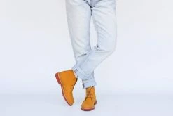 Good Guys Don't Wear Leather AYITA 2.0 Vegan Suede Desert Boot | Brandy Shoes