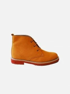 Good Guys Don't Wear Leather AYITA 2.0 Vegan Suede Desert Boot | Brandy Shoes
