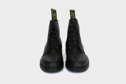 Good Guys Don't Wear Leather Blaze Apple Leather Vegan Ankle Boots | Black
