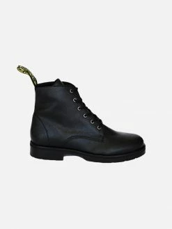 Good Guys Don't Wear Leather Blaze Apple Leather Vegan Ankle Boots | Black