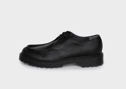 Good Guys Don't Wear Leather Bobby Vegan Leather Tyrolean Shoes | Black