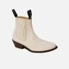 Good Guys Don't Wear Leather Duke Vegan Suede Cowboy Boots | Beige Shoes