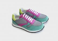 Good Guys Don't Wear Leather Felix Vegan Suede Trainers | Multicolour