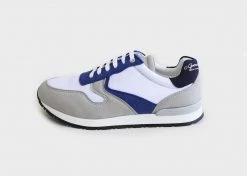 Good Guys Don't Wear Leather Felix Vegan Suede Trainers | Navy, White & Grey