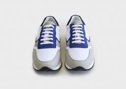 Good Guys Don't Wear Leather Felix Vegan Suede Trainers | Navy, White & Grey