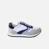 Good Guys Don't Wear Leather Felix Vegan Suede Trainers | Navy, White & Grey 2 Good Guys Don't Wear Leather Felix Vegan Suede Trainers | Navy, White & Grey