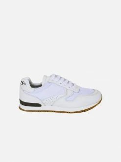 Good Guys Don't Wear Leather Shoes Felix Vegan Suede Trainers | White