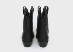 Good Guys Don't Wear Leather Gabe Vegan Leather Mid-Calf Western Boots | Black