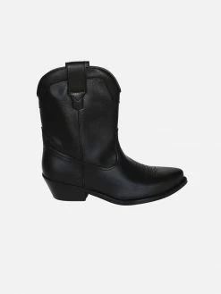 Good Guys Don't Wear Leather Gabe Vegan Leather Mid-Calf Western Boots | Black