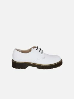 Good Guys Don't Wear Leather James Vegan Leather Oxford Shoes | White