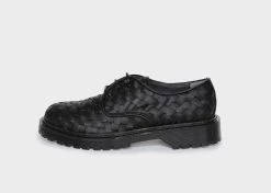 Good Guys Don't Wear Leather James Woven Vegan Leather Oxford Shoes | Black
