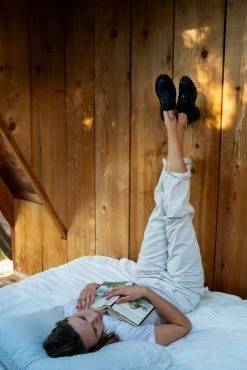 Good Guys Don't Wear Leather James Woven Vegan Leather Oxford Shoes | Black